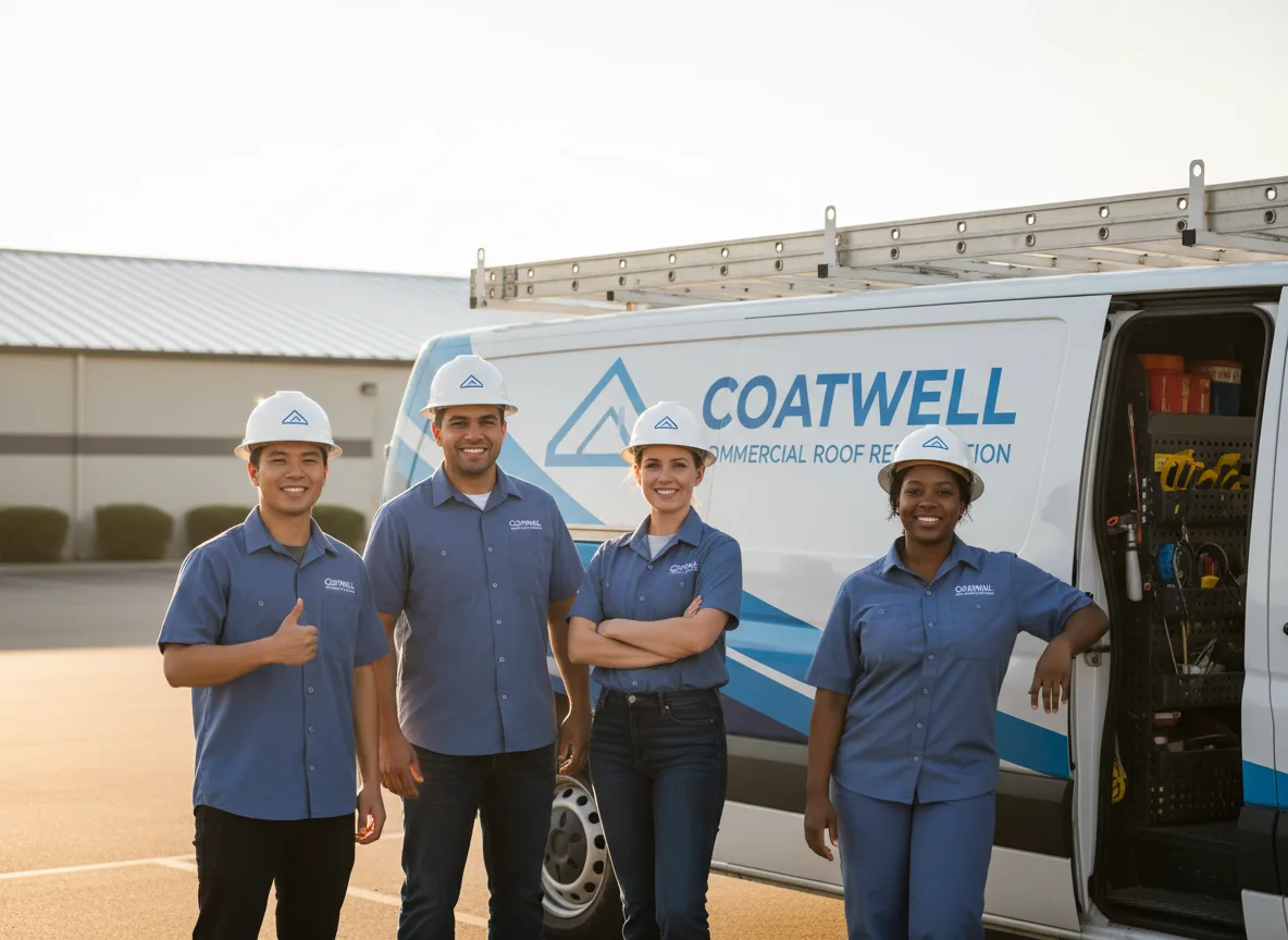 Commercial roof coating company in Adrian, MO